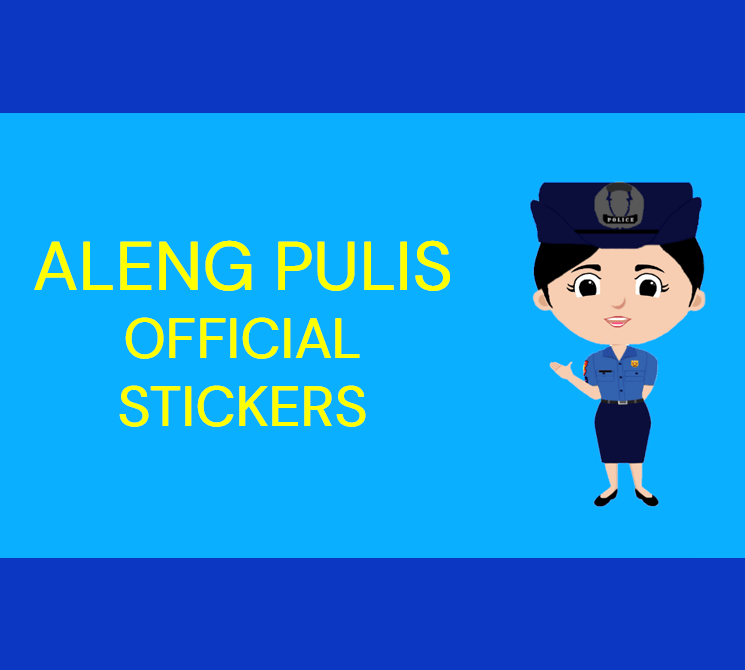 aleng pulis official stickers